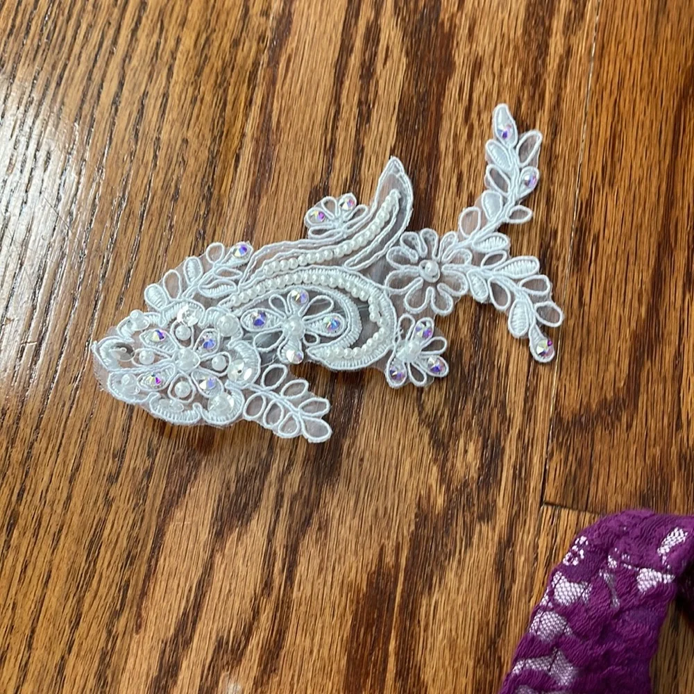 révérence purple ballet/ lyrical dance costume & hairpiece - Picture 3 of 6